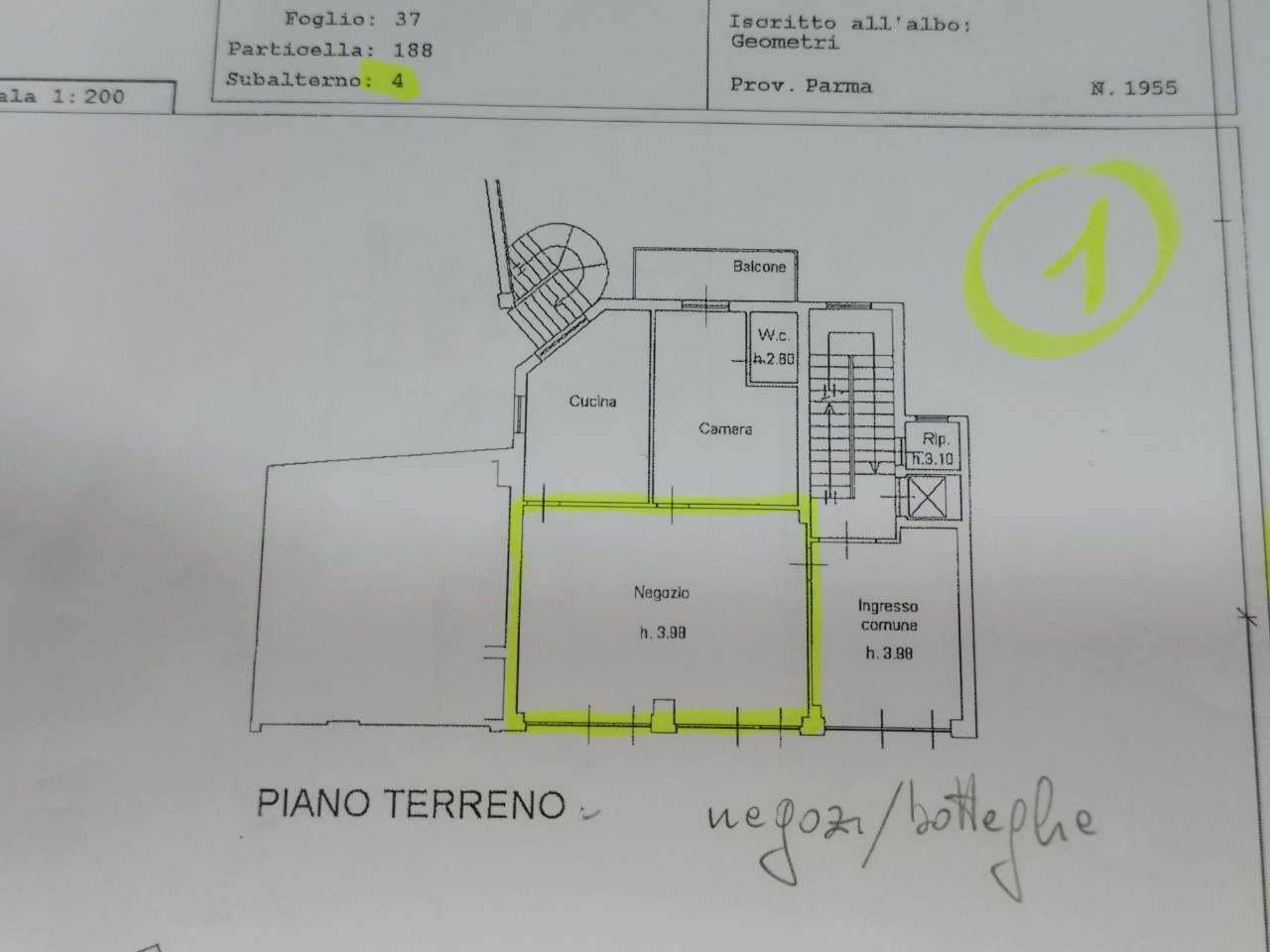 Palazzo in vendita a Salsomaggiore Terme (PR)