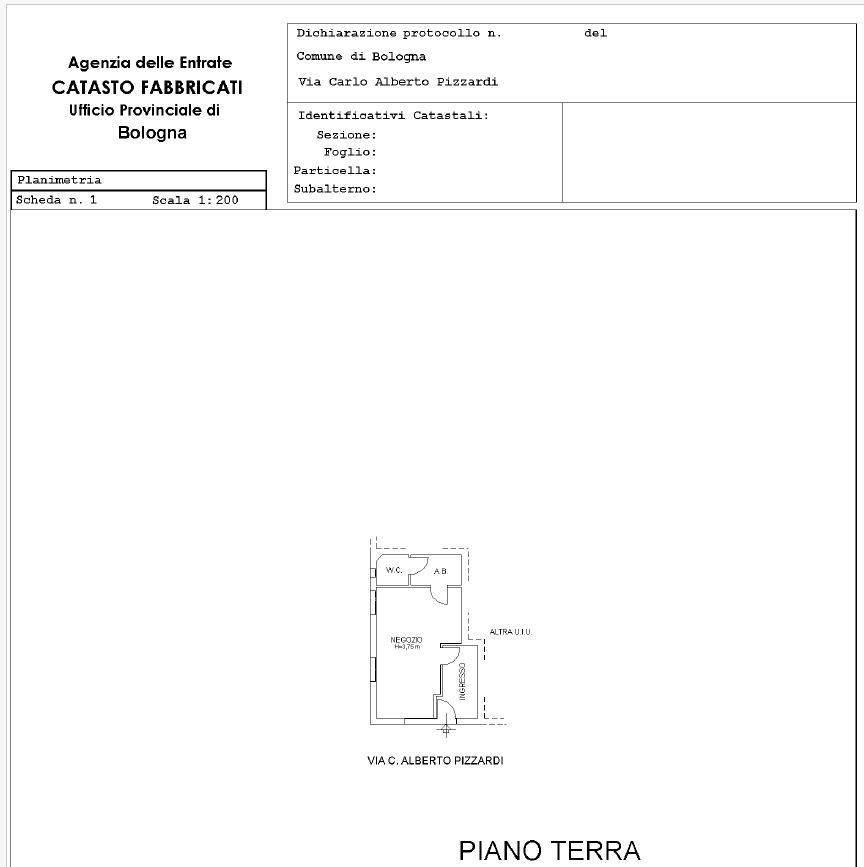 Affitto - Negozio - Sant Orsola - Bologna - € 550