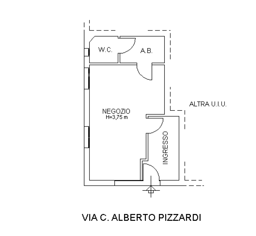 Affitto - Negozio - Sant Orsola - Bologna - € 550