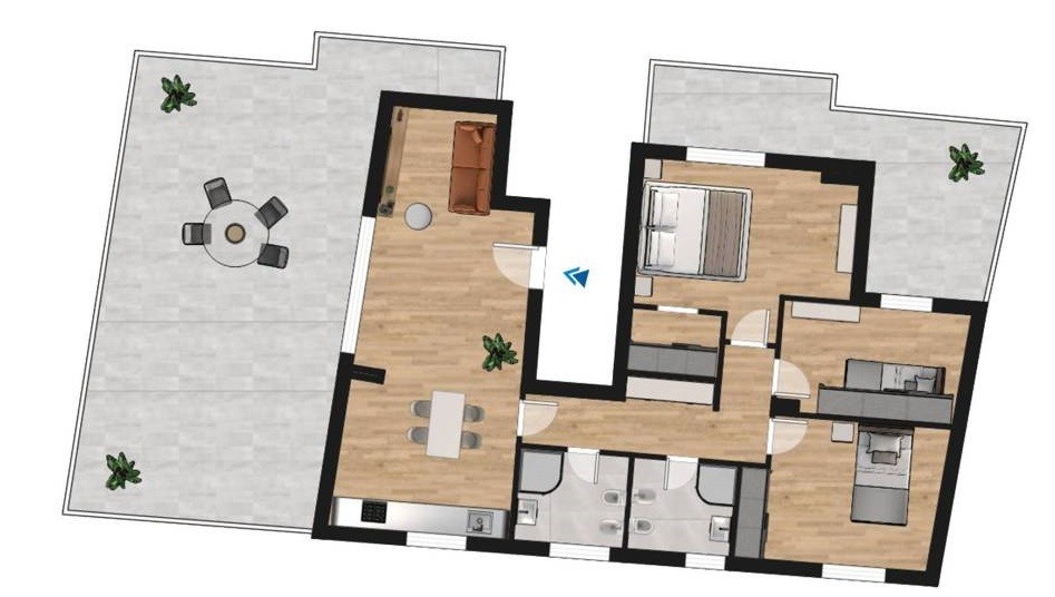 Vendita - Attico - Santa Viola - Bologna - € 510.000