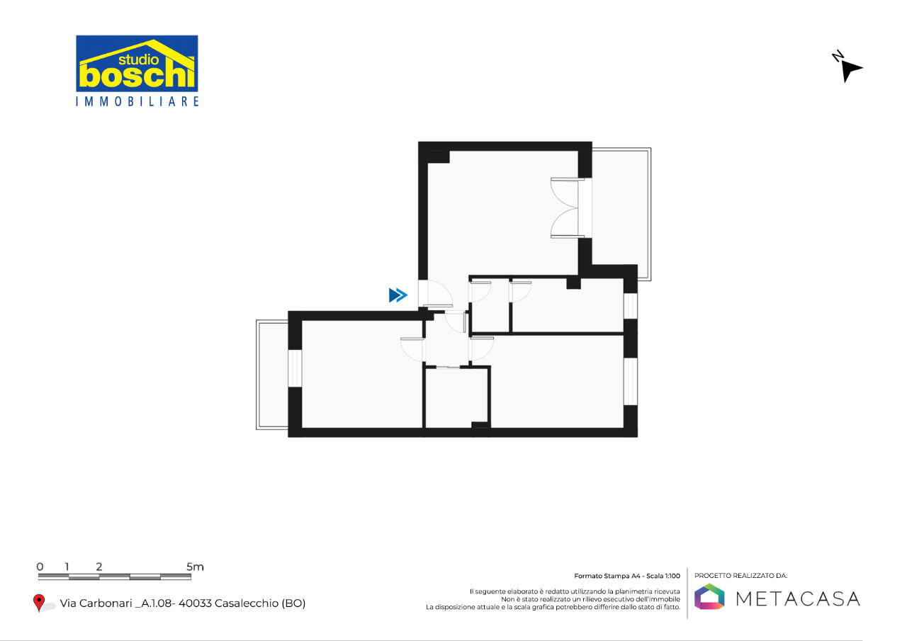Vendita - Attico - Garibaldi - Casalecchio di Reno - € 490.000