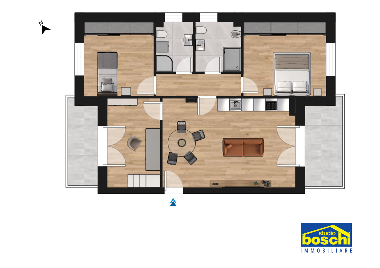 Vendita - Attico - Garibaldi - Casalecchio di Reno - € 580.000