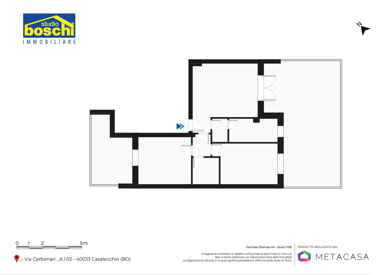 Vendita - Appartamento - Garibaldi - Casalecchio di Reno - € 450.000