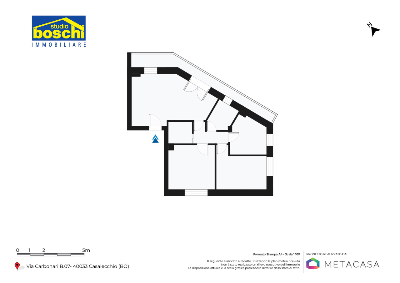 Vendita - Attico - Garibaldi - Casalecchio di Reno - € 475.000