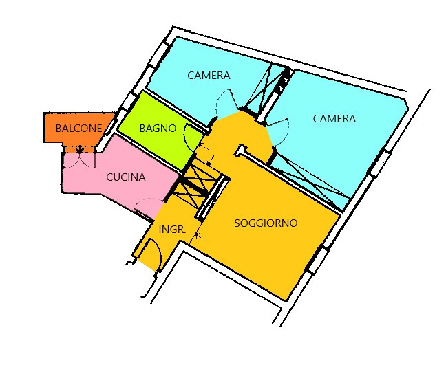 Appartamento in affitto a Santo Stefano, Bologna (BO)