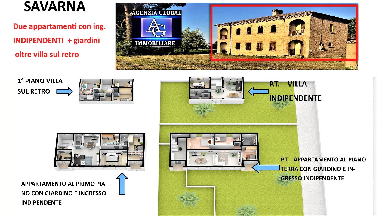 Villa Indipendente in vendita Ravenna Zona Savarna
